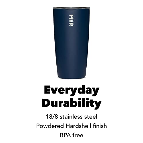 MiiR Tumbler, 16oz Insulated Stainless Steel with Press Fit Slide Lid – Splash Proof Design, Holds Hot & Cold Beverages, Stylish & Functional Cup Holder Compatible - Image 4