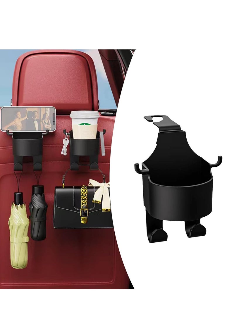 RATSAW Multifunctional Hook for Car Seat Back Cup Holder Car Phone Holder with Hook Car Back Hanging Mount Cup Storage  - Image 1
