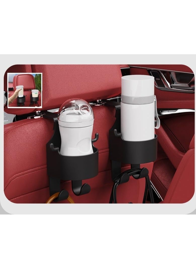 RATSAW Multifunctional Hook for Car Seat Back Cup Holder Car Phone Holder with Hook Car Back Hanging Mount Cup Storage  - Image 2