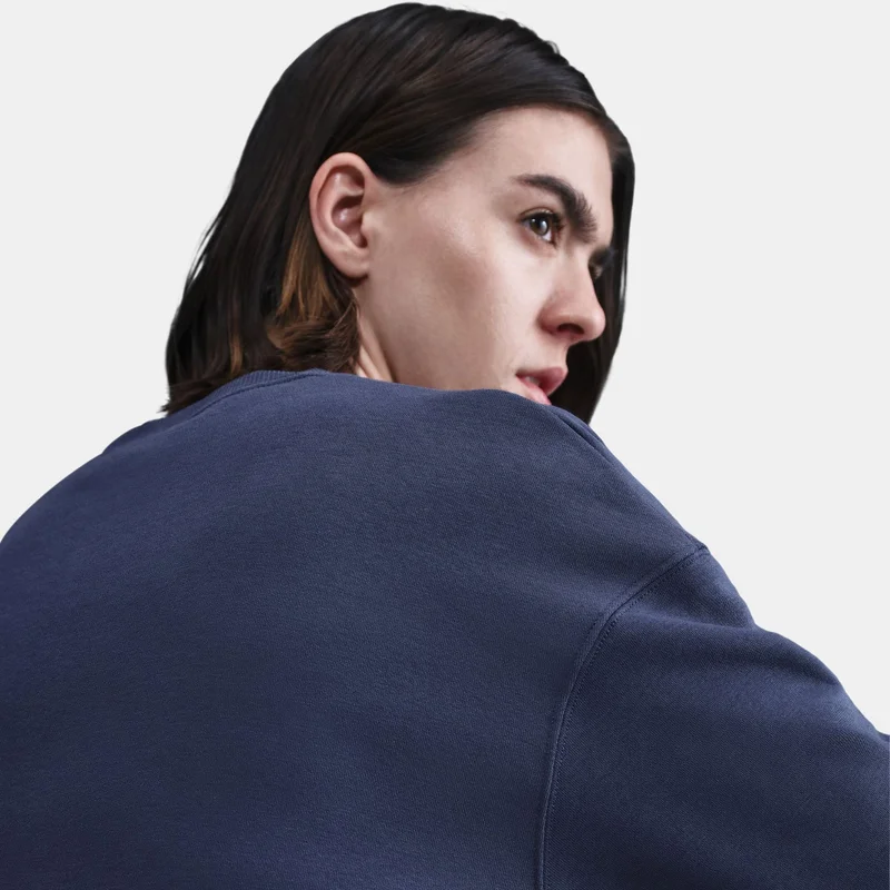 Nike Blue Women's Sportswear Phoenix Fleece Sweatshirt for Women | Best Price UAE