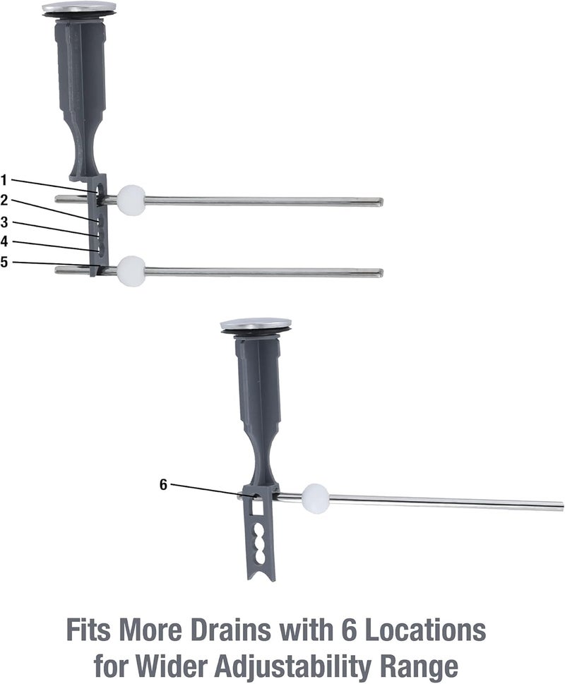 Danco Bathroom Sink Pop-up Stopper Replacement for Lavatory Pop-up Drain Assembly, Chrome, 11041 - Image 4