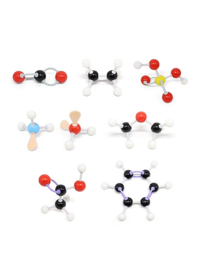 Reliancer Chemistry Molecular Model Kit 444Pcs Organic And Inorganic Modeling Students Teacher Set With Atoms Bonds A Fullerene Set Instructional Guide For Brisk Learner Kids Scientist For Learning Science  - Image 4