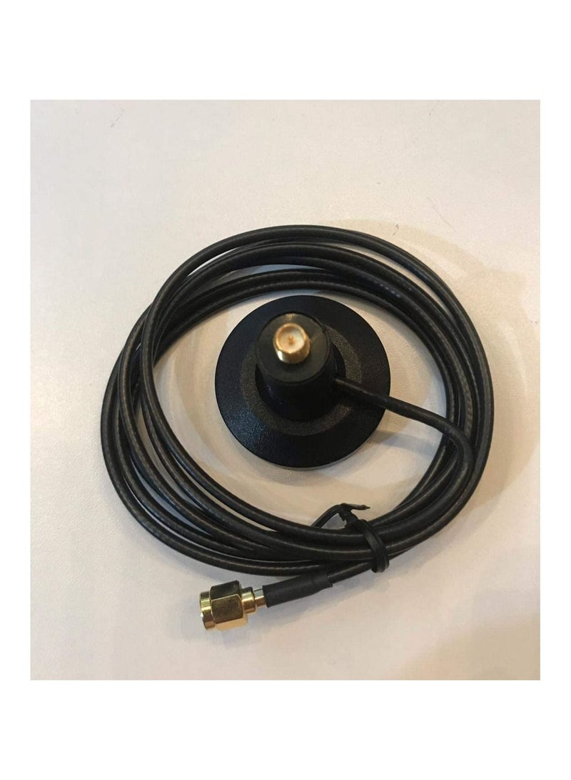 L-com Rubber Duck Magnetic Mount with 5-foot 100 Cable RP SMA Plug - Image 2