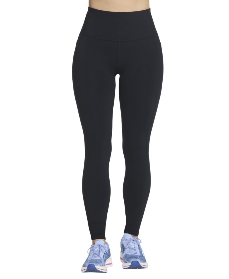Skechers Women's Go Walk High Waisted Legging, Black, Large