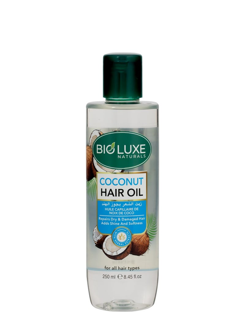 Bioluxe Naturals Hair Oil Coconut 250ml
