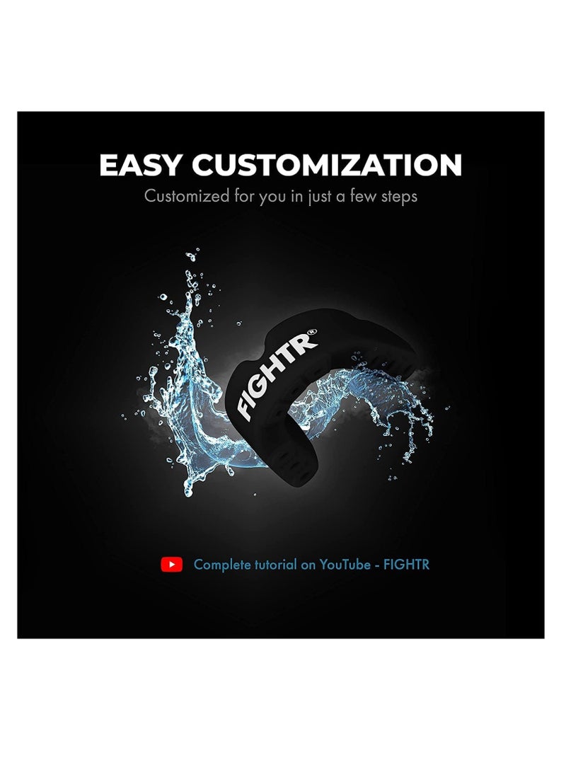 FIGHTR Premium Mouth Guard - for Excellent Breathing & Easy to fit | Sports Mouth Guard for Boxing - Image 5