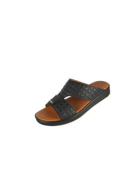 Barjeel Uno Boys Elegant Arabic Sandals TAM 107B Black
