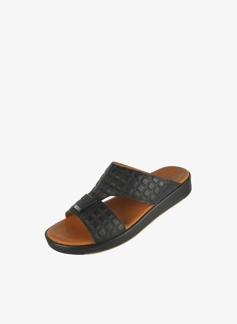 barjeel uno Barjeel Uno Boys Elegant Arabic Sandals TAM 107B Black