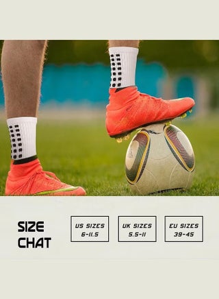 3 Pairs Football Anti Slip Socks Gel Socks For Men non slip Soccer socks For Football Basketball Yoga - view 5