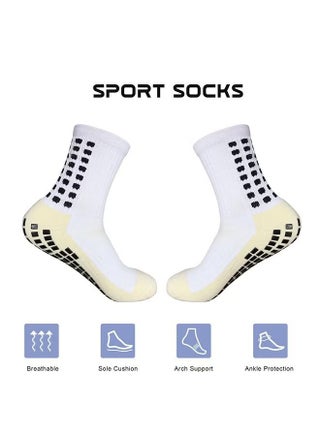 3 Pairs Football Anti Slip Socks Gel Socks For Men non slip Soccer socks For Football Basketball Yoga - view 3