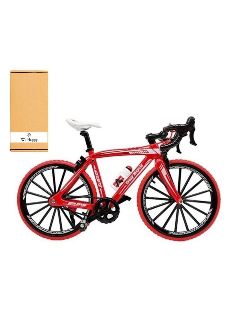 وي هابي نحن سعداء مصغرة لعبة دراجة سباق سبيكة 1:10 مقياس - Image 1