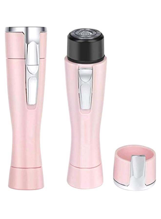 NIBEMINENT Electric Hair Remover Epilator Pen Pink/Silver 4.45 x 1.18inch - Image 1