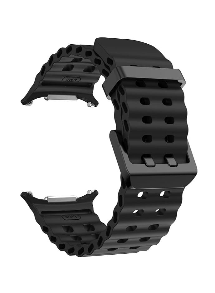 TIGER Soft Silicone Band for Samsung Galaxy Watch Ultra 47mm – Waterproof Breathable Sport Watch Band for Men and Women – Durable, Comfortable, and Stylish Strap for Galaxy Watch Ultra 47mm - Image 2
