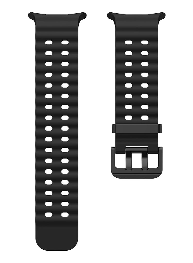 TIGER Soft Silicone Band for Samsung Galaxy Watch Ultra 47mm – Waterproof Breathable Sport Watch Band for Men and Women – Durable, Comfortable, and Stylish Strap for Galaxy Watch Ultra 47mm - Image 4
