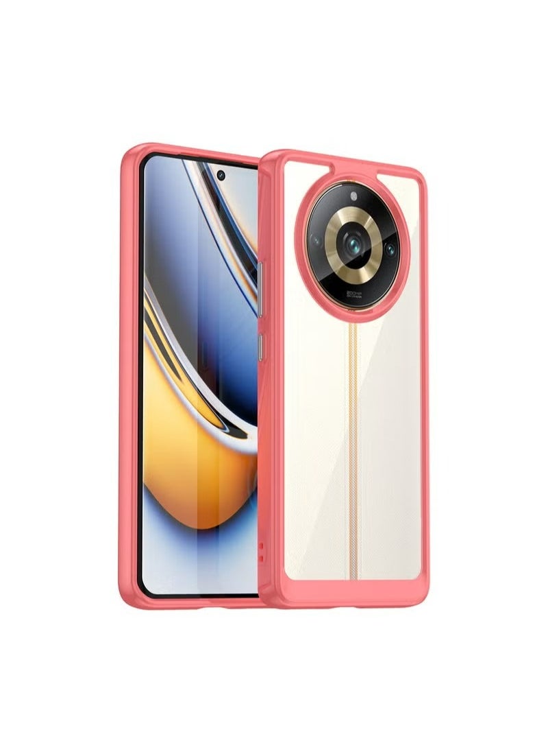 X-level Realme 11 Pro Plus 5G Clear Case Soft Flexible Silicone TPU Shockproof Protective Transparent Rubber Back Cover with Anti-Fall Anti-Scratch Compatible for Realme 11 Pro Plus 5G  - Image 1