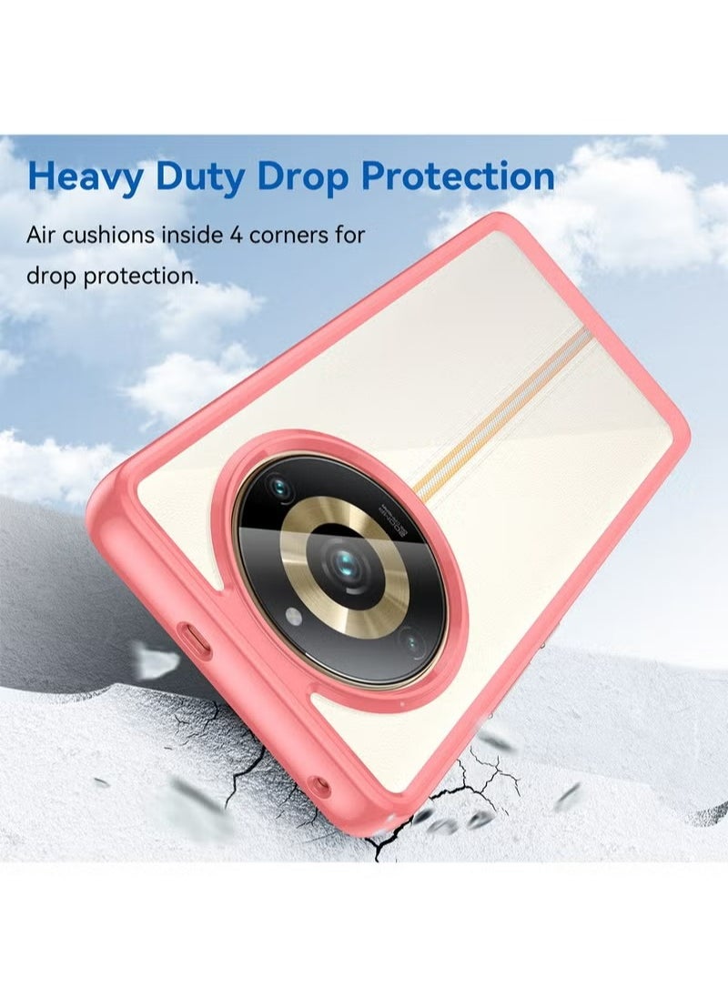 X-level Realme 11 Pro Plus 5G Clear Case Soft Flexible Silicone TPU Shockproof Protective Transparent Rubber Back Cover with Anti-Fall Anti-Scratch Compatible for Realme 11 Pro Plus 5G  - Image 3