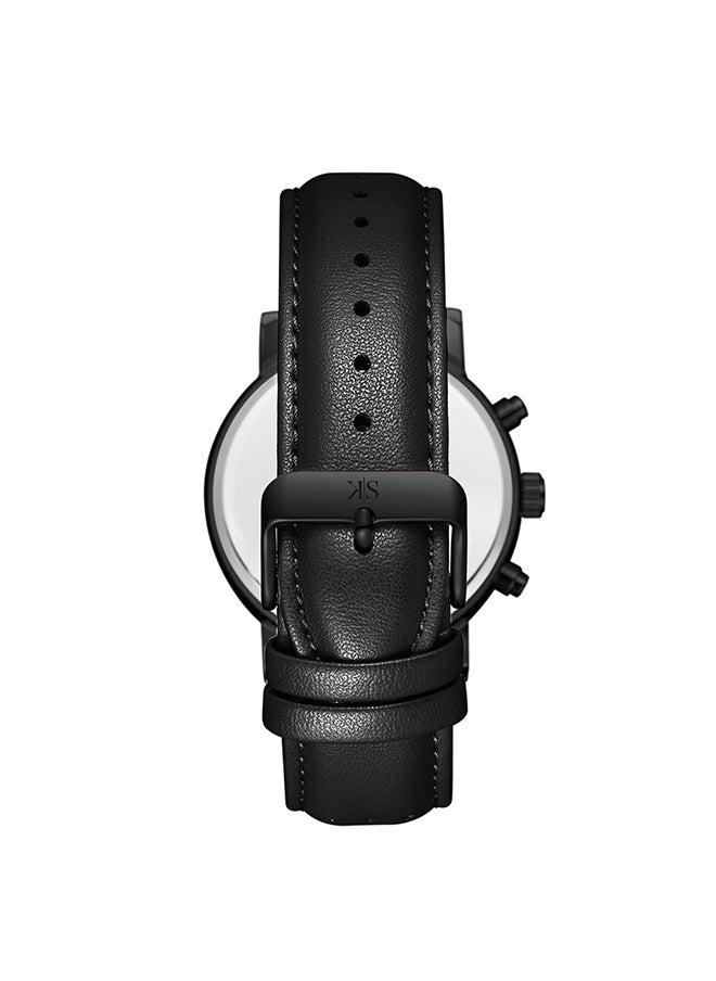 KENNETH SCOTT Men's Black  Dial Analog Watch - K24119-BLBB  - Image 2