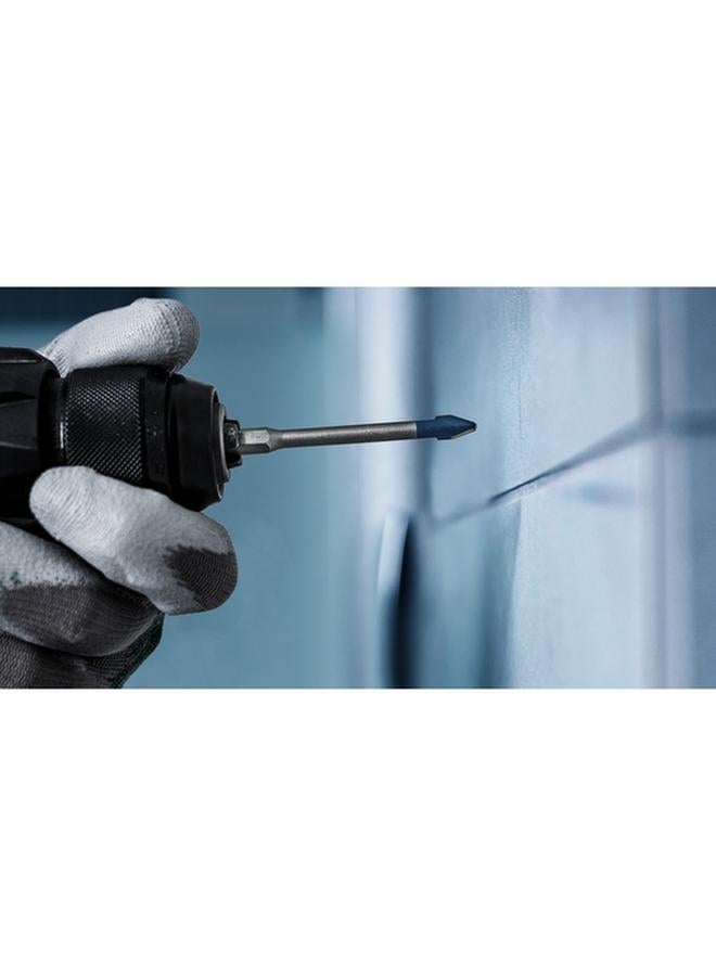 BOSCH Expert Hex-9 Hard Ceramic Drill Bit Silver and Blue 5 x 90mm JE2 608 900 589 - Image 3