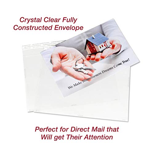 EnvyPak Envelope Crystal Clear Booklet Style 6" x 9", Permanent Tape (5.5″ x 8.5″ Insert Size) Holds Booklets, Catalogs and Brochures. - Box of 500 - Image 4