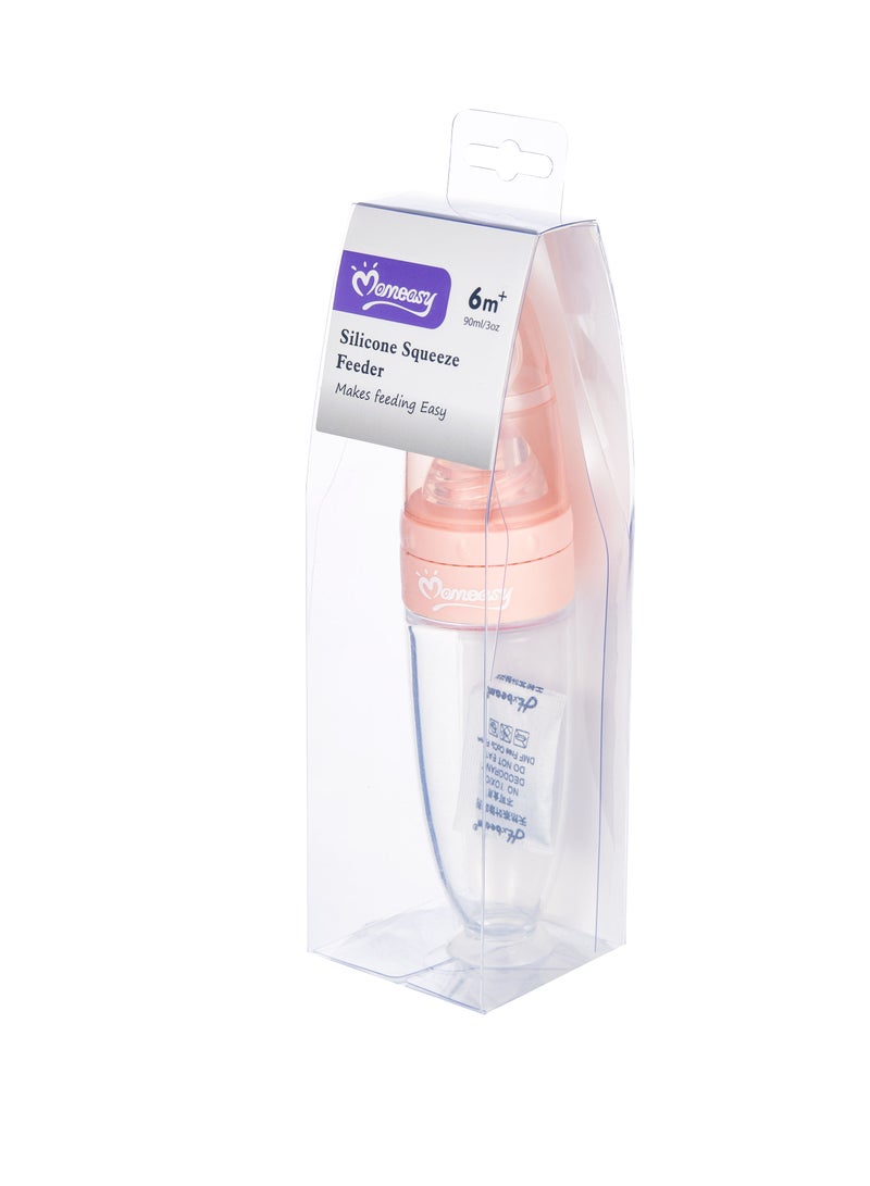 Momeasy Baby Silicone Squeeze Feeder with Spoon - Image 1