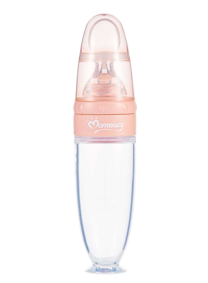 Momeasy Baby Silicone Squeeze Feeder with Spoon - Image 2