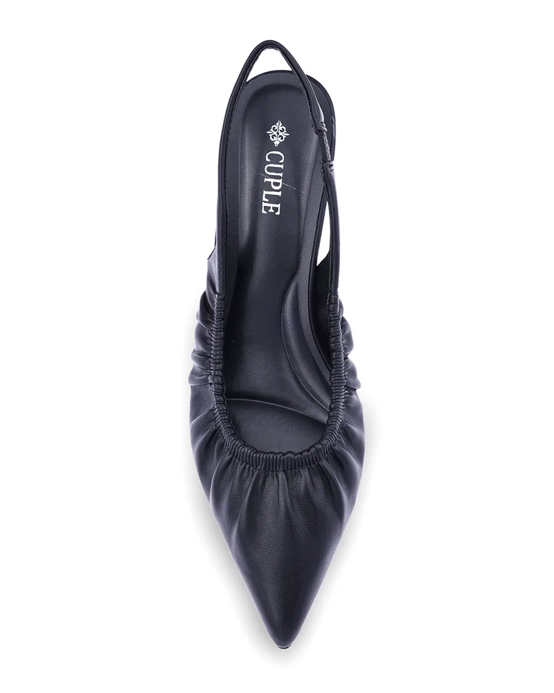 كابلي Womens slingback pointed toe heeled shoes
