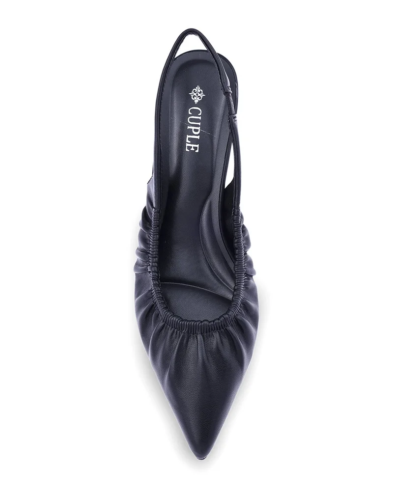 Cuple  Womens slingback pointed toe heeled shoes for Women | Best Price UAE