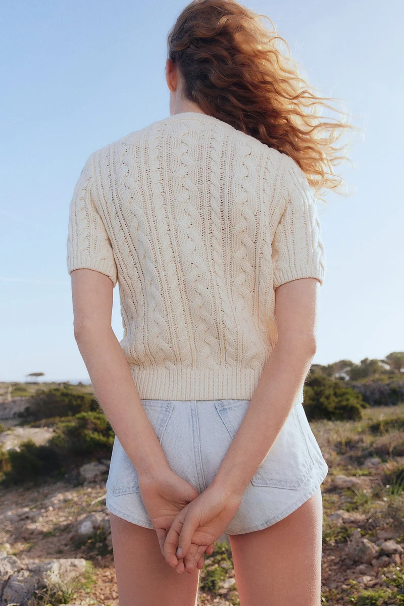 H&M Cable-knit cardigan