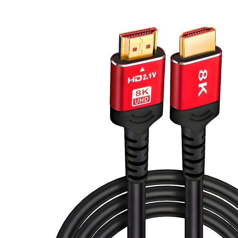 كابل HDMI 2.1 عالي السرعة بدقة 8K للتلفزيون وست بوكس والكمبيوتر والبروجكتور - Image 5