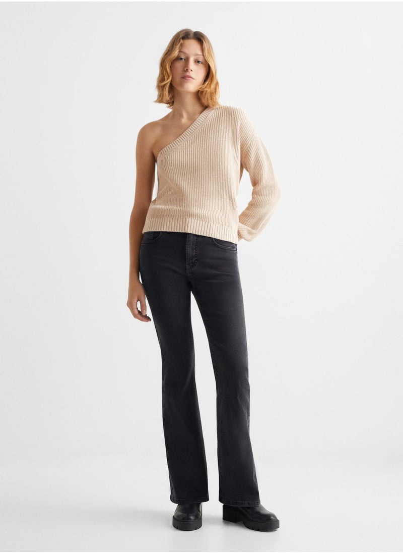 MANGO - Youth One-Shoulder Sweater - Image 1
