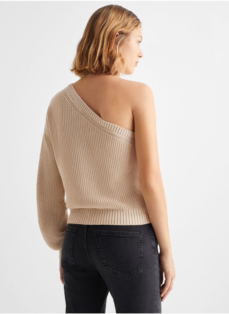 MANGO - Youth One-Shoulder Sweater - Image 1