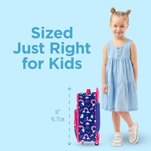 Stephen Joseph Kids' Luggage, Rainbow, One Size - Image 5