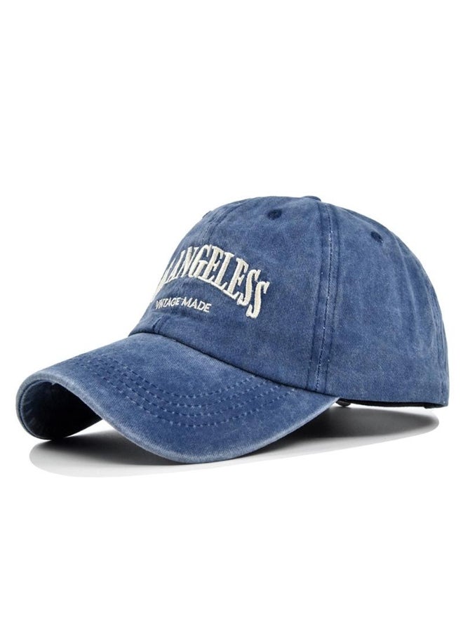 Retro Cotton Baseball Cap Men Women Letter Embroidery Hip Hop Hat Unisex Spring Summer Adjustable Snapback Sports Caps