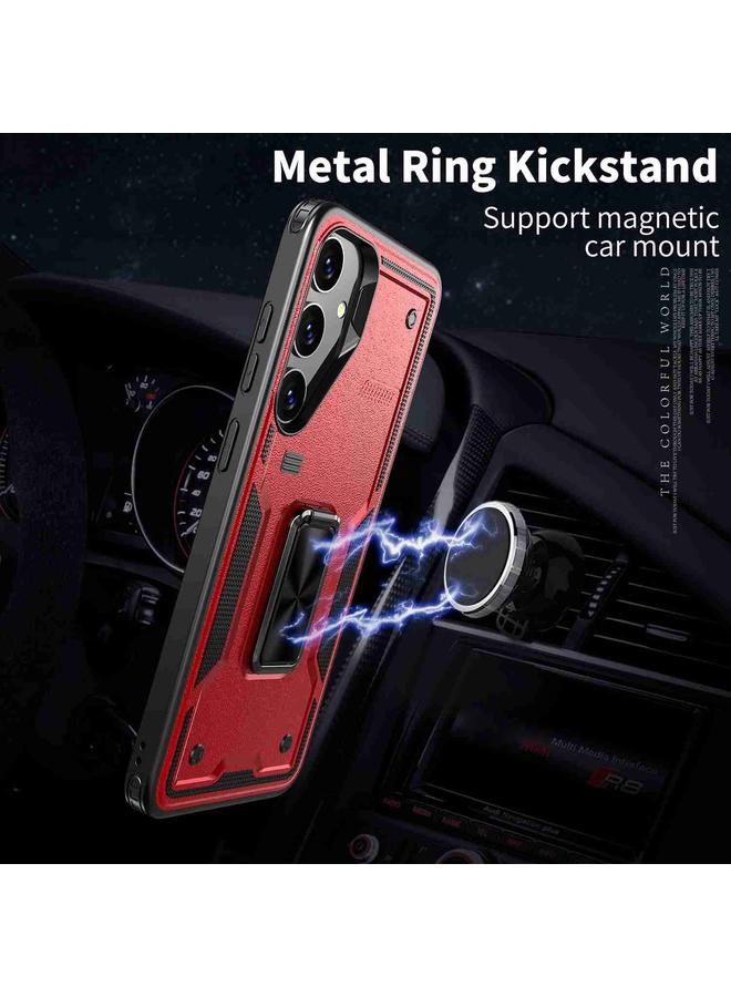 erorex Case For Samsung Galaxy S25 Ultra 5G Ring Holder PC Hybrid TPU Phone Case - Image 2