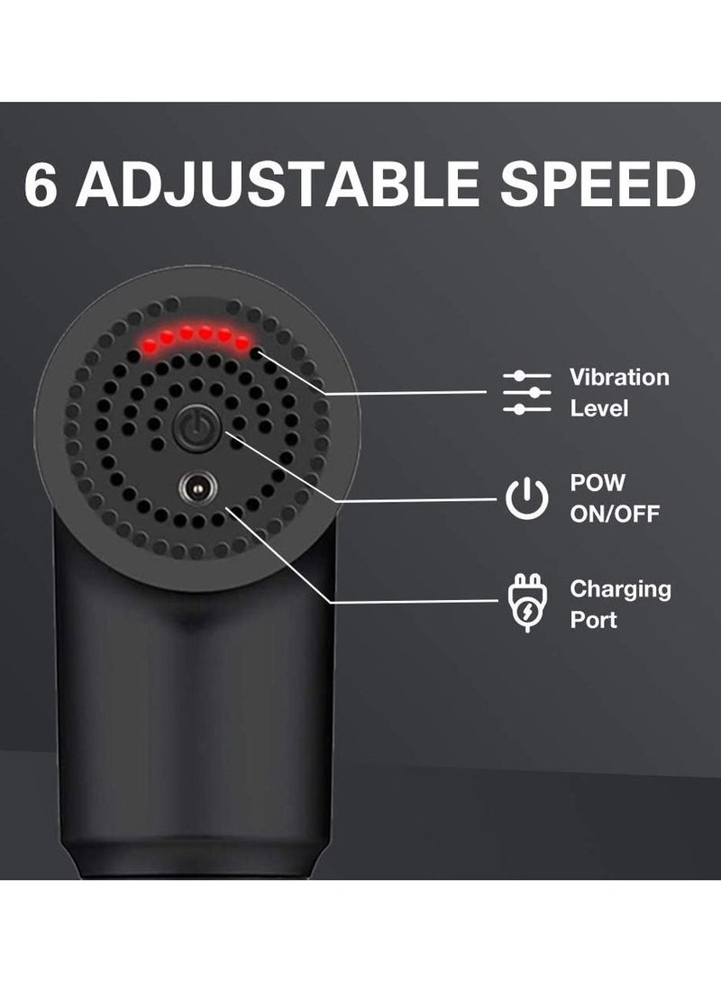 Professional Massage Gun-2023 Version Cordless Handheld Muscle Massage Device for Deep Tissue Relaxation,Rechargeable Quiet Gun Massage with 4 Interchangeable Heads and 6 Speed Level - Image 2