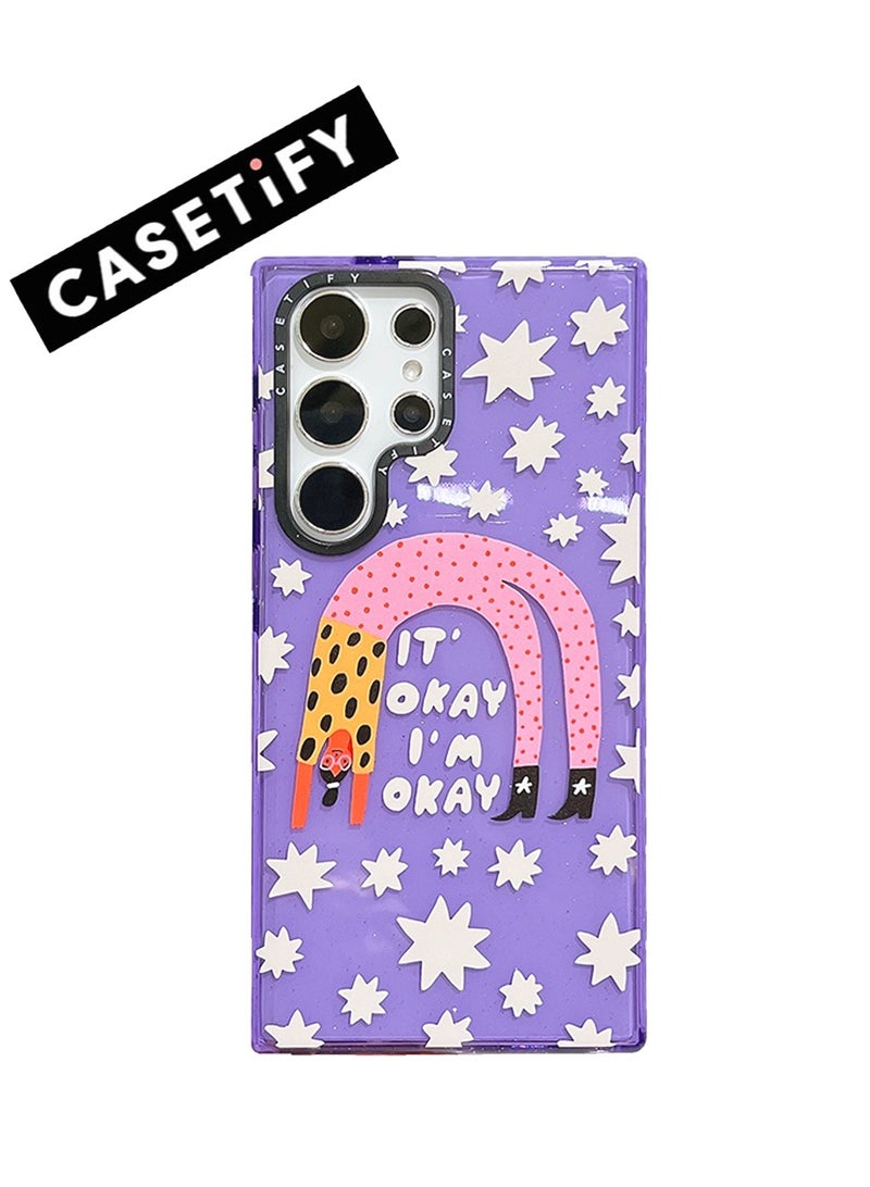 كاستيفي غطاء سامسونج جالاكسي إس 23 ألترا "سيرين ليلك ستارفيلد" - Image 1