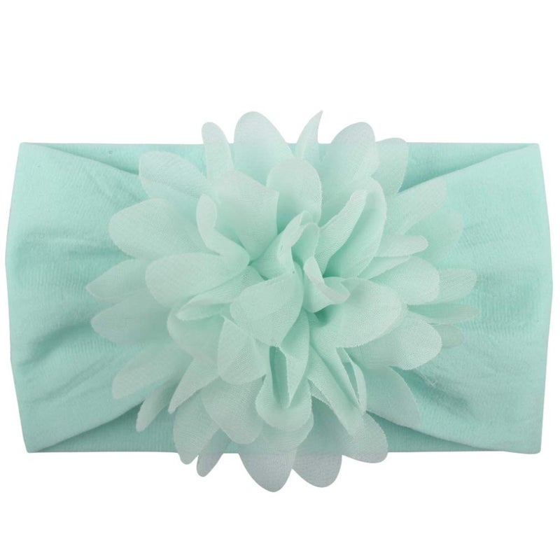Toptim Baby Head Wrap Chiffon Flowers Newborn Infant Soft Nylon Headbands - Image 2