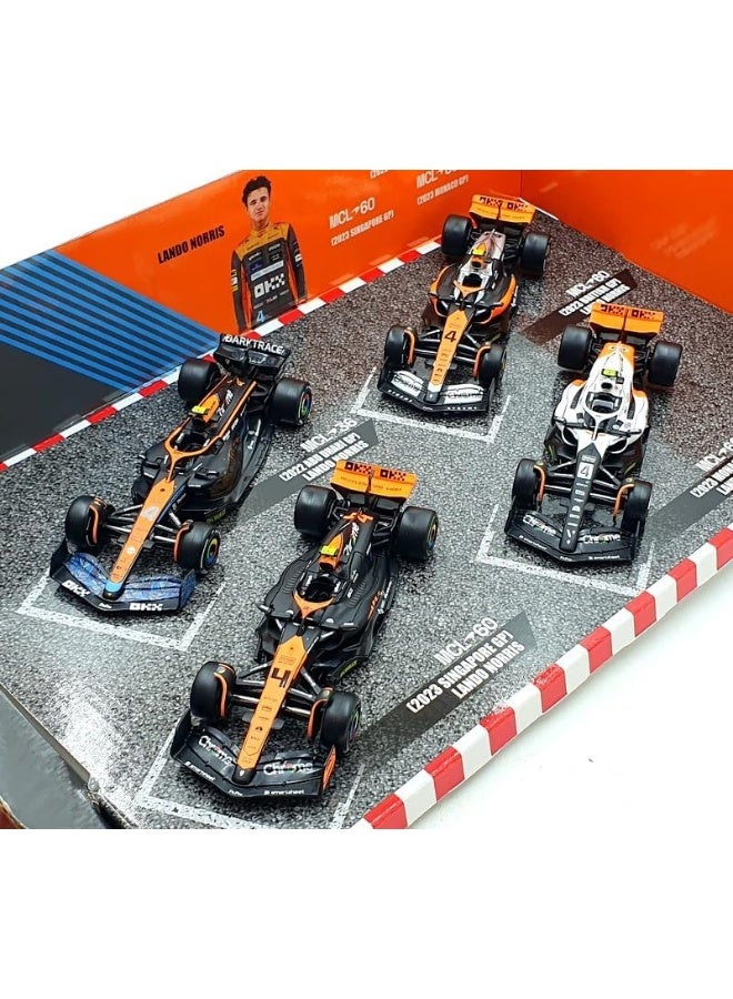 Bburago 1:43 فورمولا (بدون خوذة وقاعدة بلاستيكية) - فريق مكلارين 4-باك. - Image 2