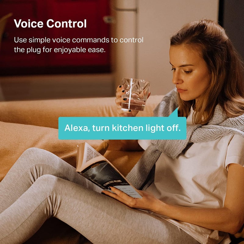 Kasa Smart Plug Ultra Mini 15A, Smart Home Wi-Fi Outlet Works with Alexa, Google Home & IFTTT, No Hub Required, UL Certified, 2.4G WiFi Only, 1-Pack(EP10), White - Image 4