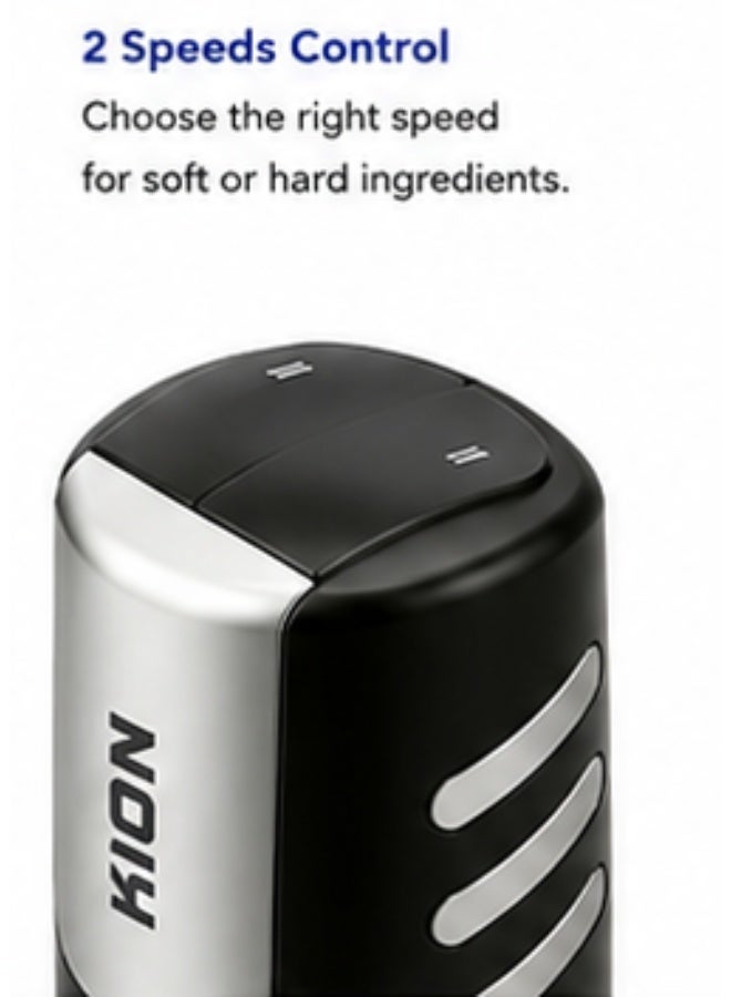 KION Food Chopper 500W 500ML Plastic Jar With 2 Speeds 500 ml 500 W KHR/5008 Multicolor - Image 2