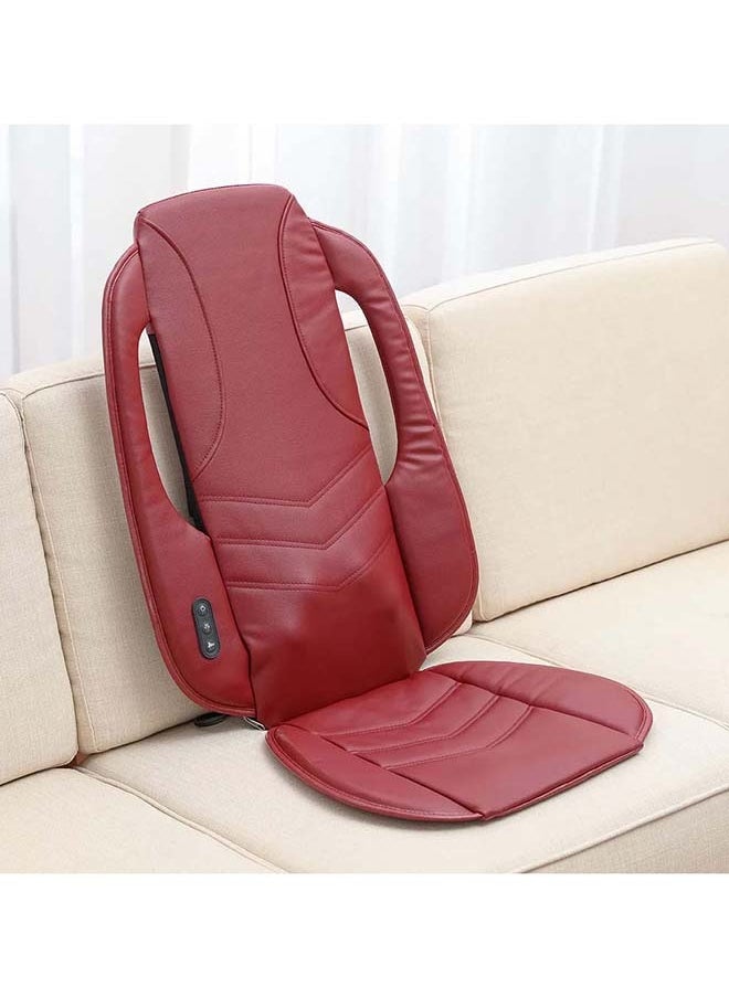 ARES - Foldable iCozy Cushion Shiatsu Back Massager Heat Therapy, Red - Image 1