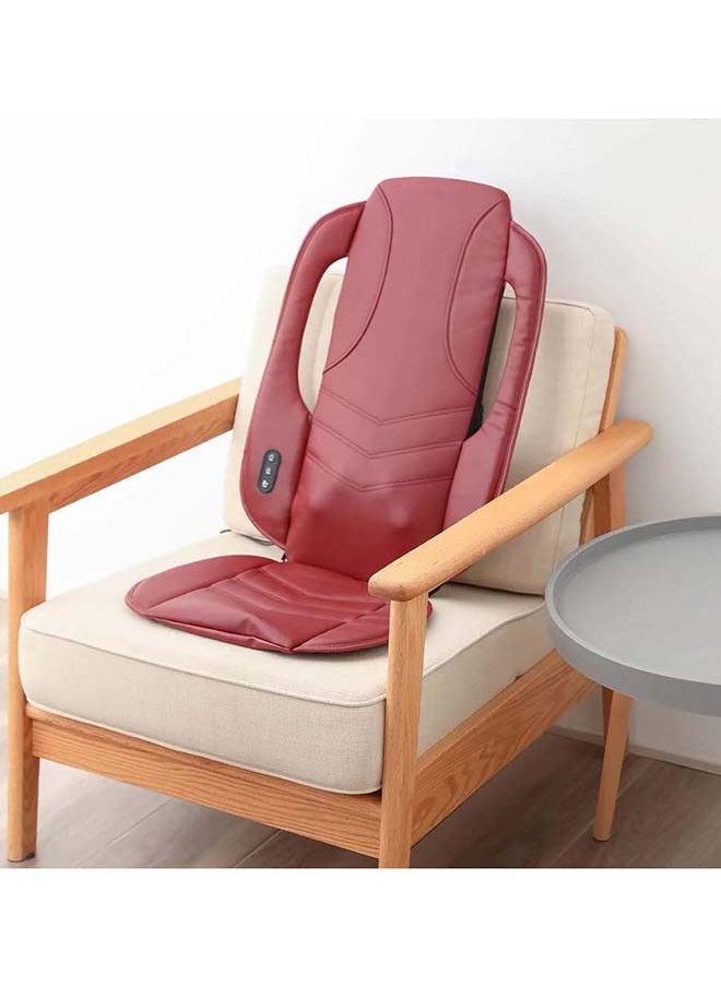 ARES - Foldable iCozy Cushion Shiatsu Back Massager Heat Therapy, Red - Image 1