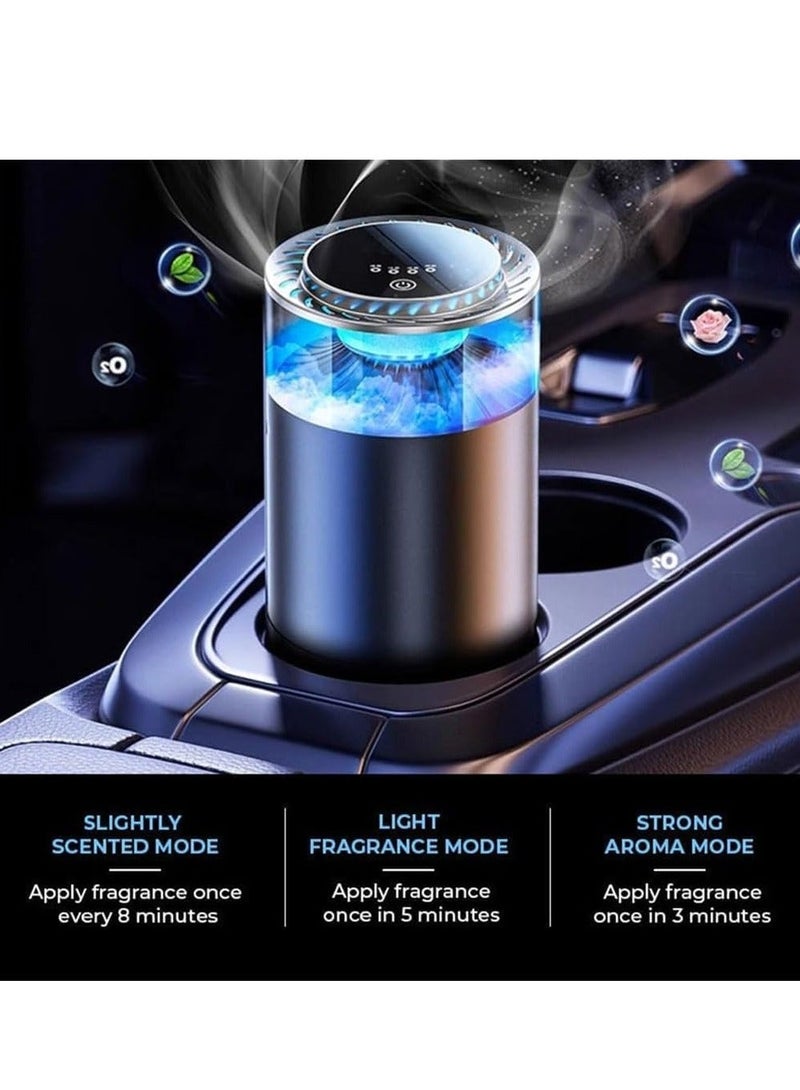 Spray Car Viewing Aromatherapy Diffuser, Car Air Freshener Diffuser, Long-Lasting Air Freshener Diffuser, Rechargeable Smart Auto On/Off Intelligent Car Diffuser (North Cedar) - Image 1
