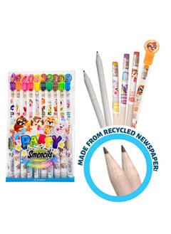 Scentco Party Smencils - Patented Gourmet Scented Graphite Hb #2 Pencils Made From Recycled Newspapers, 10 Count, Gifts For Kids, School Supplies  - Image 3