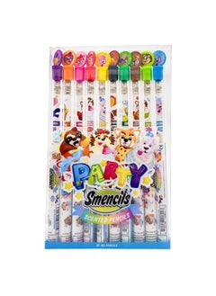 Scentco Party Smencils - Patented Gourmet Scented Graphite Hb #2 Pencils Made From Recycled Newspapers, 10 Count, Gifts For Kids, School Supplies  - Image 1