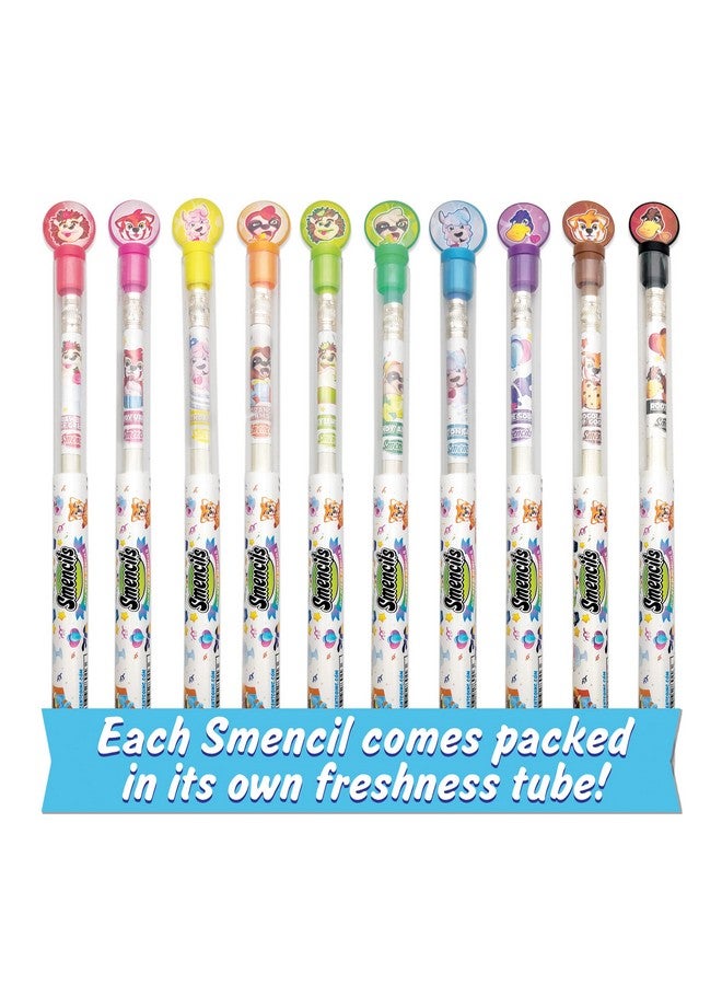 Scentco Party Smencils - Patented Gourmet Scented Graphite Hb #2 Pencils Made From Recycled Newspapers, 10 Count, Gifts For Kids, School Supplies - Image 4