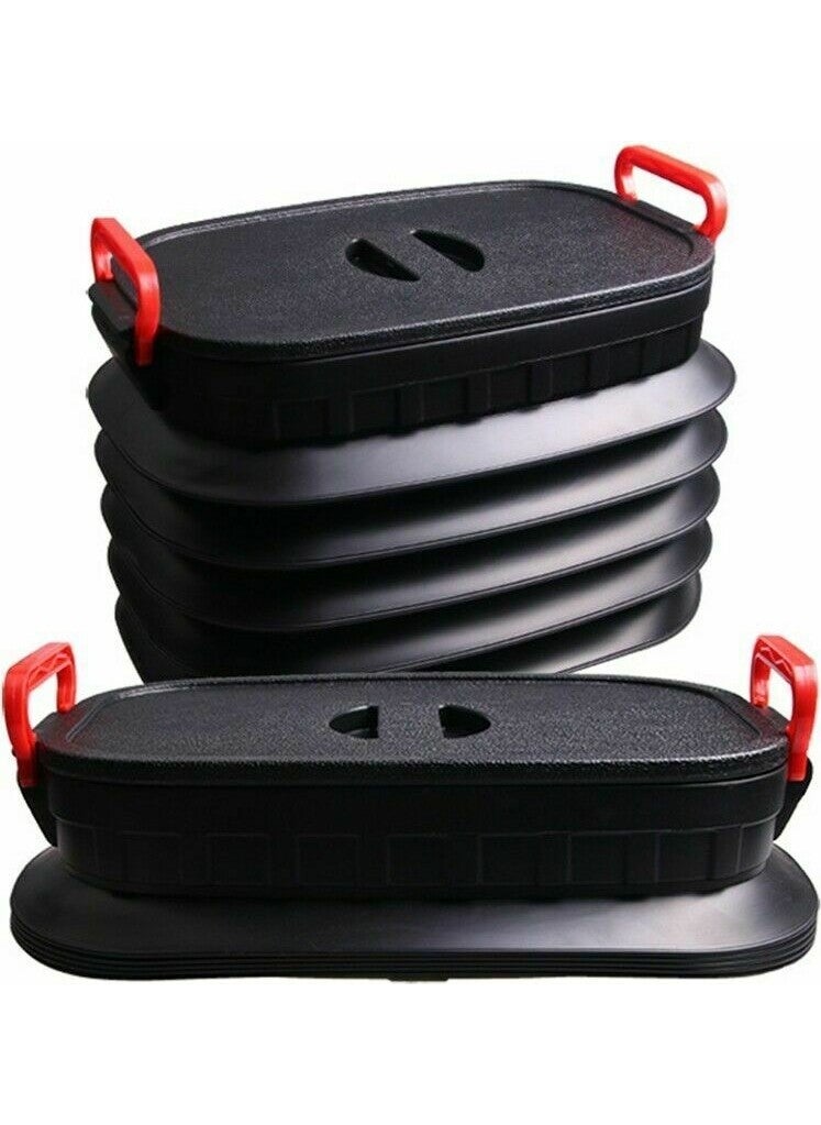 Techmaster Tme Plastic Covered Luggage Organizer Foldable Adjustable 37LT  - Image 1