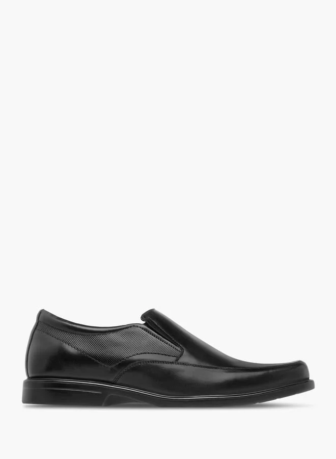 DUCHINI Mens Panelled Slip-On Loafers