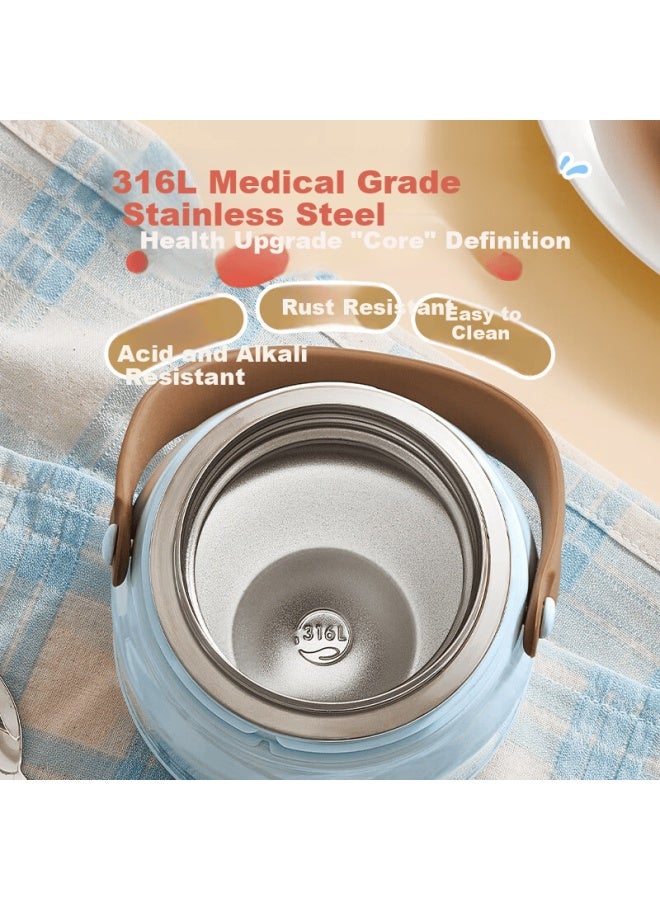 Relea 316l Stainless Steel Insulated Large Capacity Portable Thermal Cooker Jar For Stewing Porridge Soup Holiday Gift - Image 2