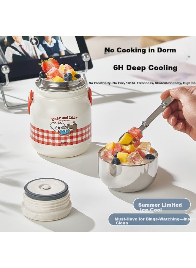 Relea 316l Stainless Steel Insulated Large Capacity Portable Thermal Cooker Jar For Stewing Porridge Soup Holiday Gift - Image 4